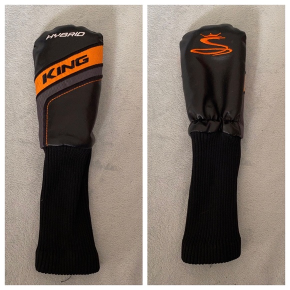 *SOLD* King Cobra Hybrid Black and Orange Head Cover - Picture 1 of 1